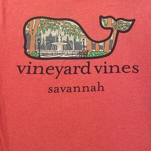 Vineyard Vines Savannah Whales Short Shirt Pocket Tee Sz XS 100% cotton